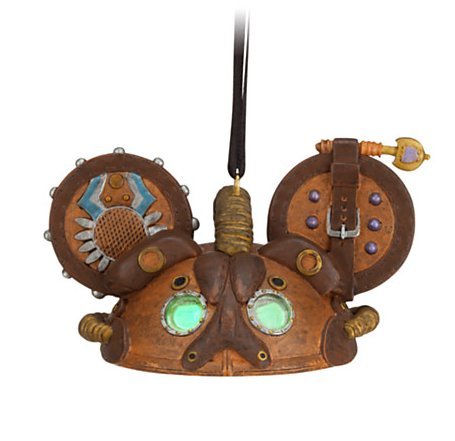 Steampunk Ear Hat Limited Edition Ornament Leather Official Disney Collectible