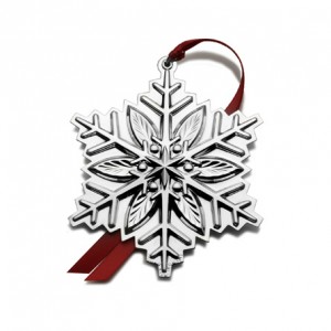 Silver Snowflake Ornament