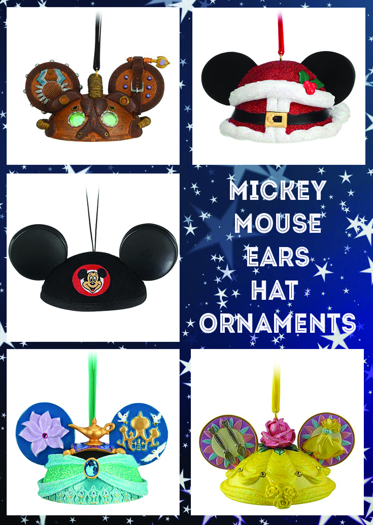 Mickey Mouse Ears Hat Ornaments