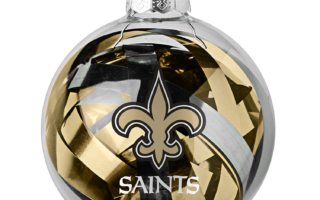 New Orleans Saints Christmas Tree Ornaments