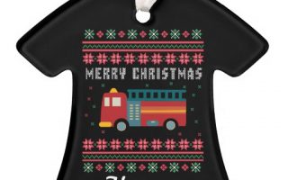 Personalized Vehicle Ugly Sweater Christmas Tree Ornaments